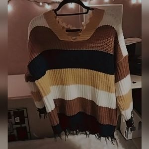 4 Colored Sweater! Cute and comfy!!